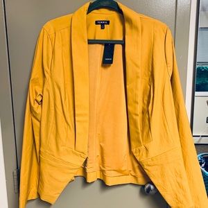 Torrid Mustard Yellow Blazer